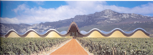 Enology Notes 164 Figure 2 - Bodegas Ysios, wood and aluminum